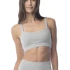 Synergy Organic Clothing Go To Yoga Bra - Heather Gray