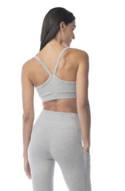 Synergy Organic Clothing Go To Yoga Bra - Heather Gray