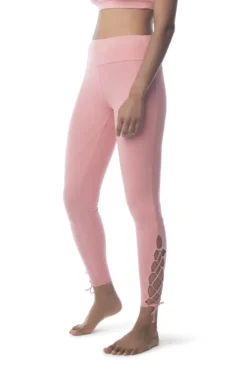 Synergy Organic Clothing Sale Lace Up Legging Pant - Mauve