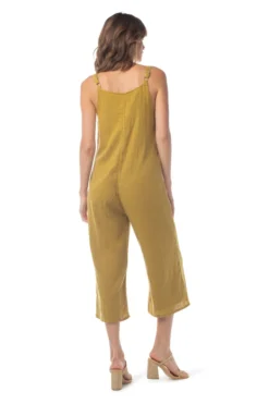Synergy Organic Clothing Onward Jumpsuit - Ecru Olive
