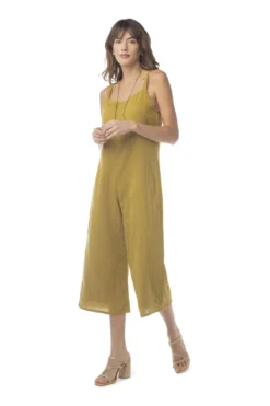 Synergy Organic Clothing Onward Jumpsuit - Ecru Olive