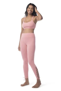 Synergy Organic Clothing Rhythm Yoga Bra - Mauve