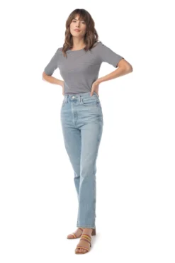 Synergy Organic Clothing Striped Column Tee - Black Sale 11 Synergy Organic Clothing Striped Column Tee - Black Sale