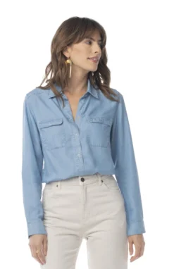 Synergy Organic Clothing True Blue Tencel Top Best Sellers