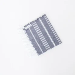 Amante Marketplace Home Goods Teleios Turkish Hand Towel - Navy