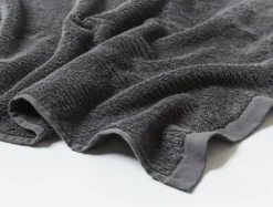 Coyuchi Home Goods Temescal Ribbed Towels - Shadow