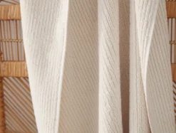 Coyuchi Temescal Ribbed Towels - Undyed