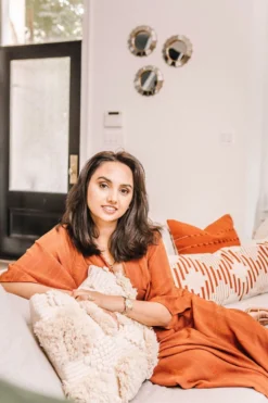 Casa Amarosa Terra Diamond Lumbar Pillow Cover Home Goods