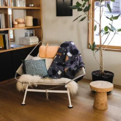 Anne Gates Studio Cozy Gifts Terrazzo Upcycled Throw Blanket