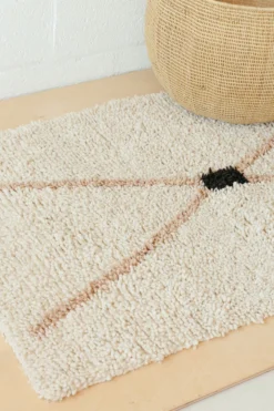 Territory Design Home Goods Exis Wool Shag Rug - Cream