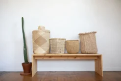 Territory Design Home Goods Japa Tall Basket - Natural 9 Territory Design Home Goods Japa Tall Basket - Natural