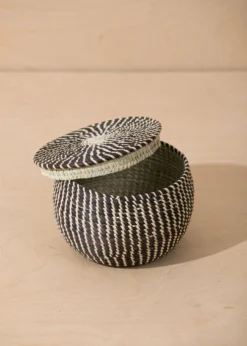 Territory Design Millet Lidded Basket Home Goods