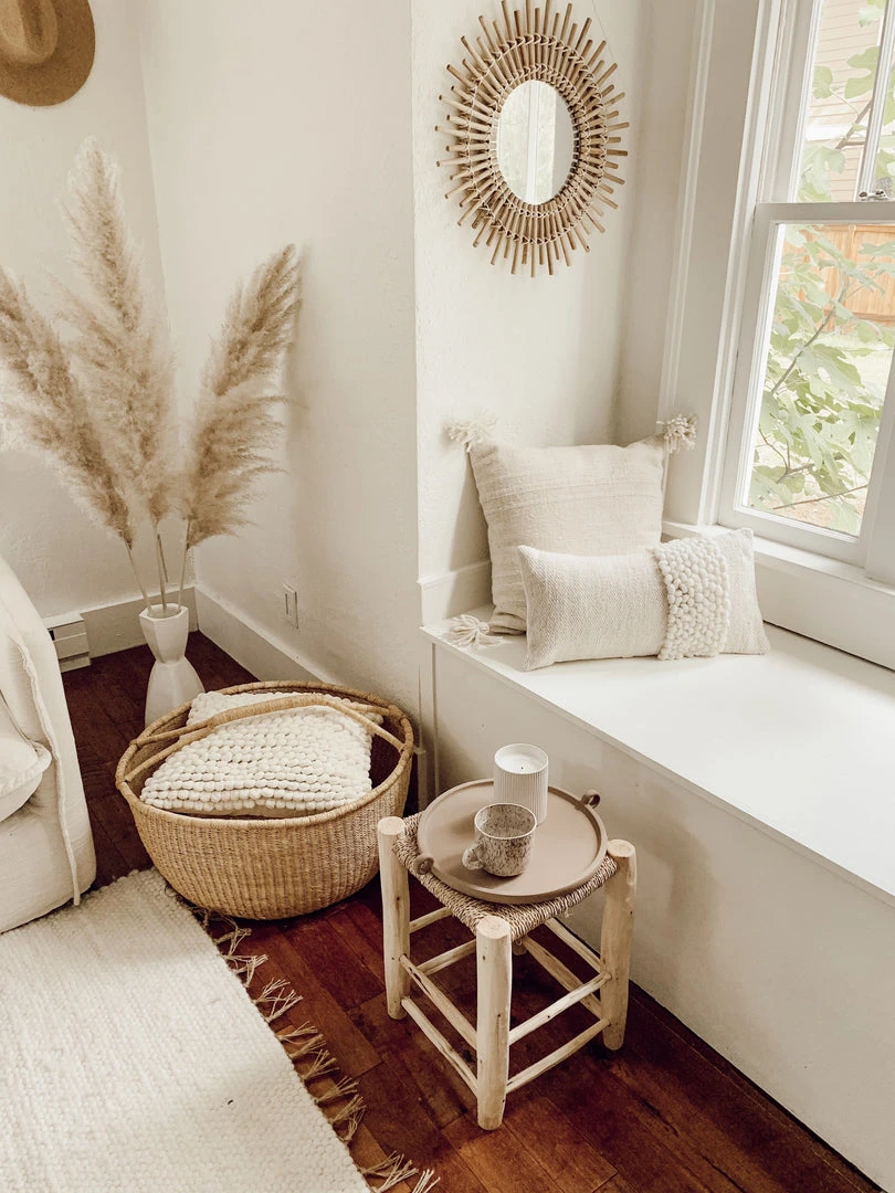 Territory Design Raya Lumbar Pillow Cover - Cream 4 Territory Design Raya Lumbar Pillow Cover - Cream