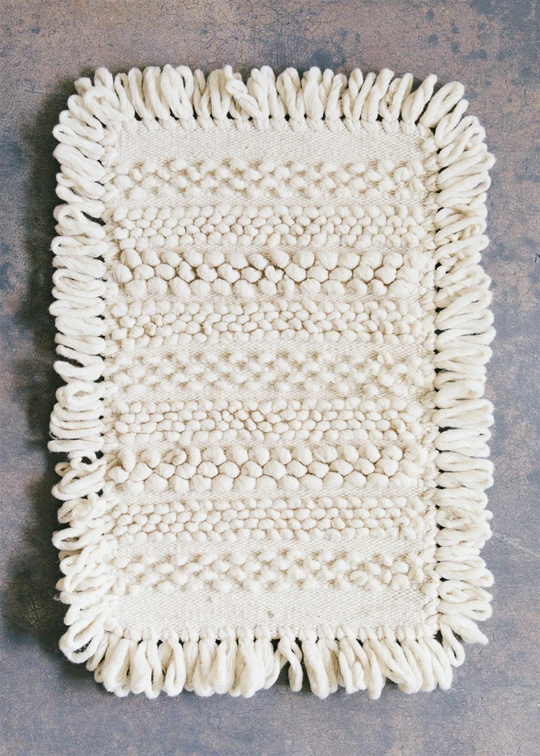 Territory Design Home Goods Resto Wool Rug - Cream 3 Territory Design Home Goods Resto Wool Rug - Cream