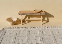 Territory Design Temo Wool Rug - Cream Home Goods