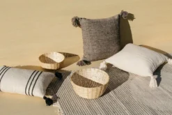 Territory Design Tres Rayos Throw Pillow Cover - Black