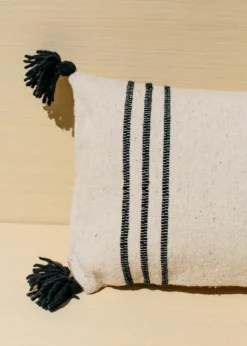 Territory Design Tres Rayos Throw Pillow Cover - Black