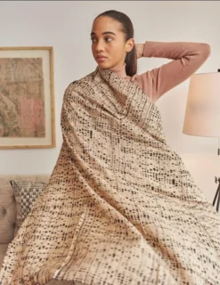 Studio Variously Tesu Black Silk Scarf Accessories