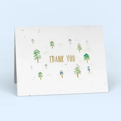 Cute Root Assorted Thank You Plantable Cards - 10 Pack Greeting Cards