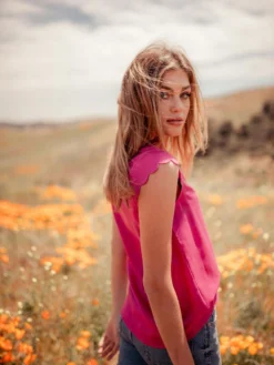 Valani Clothing Thavy Tencel Top - Lilac Rose