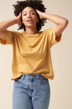 The Standard Stitch Boxy Crew - Golden Clothing