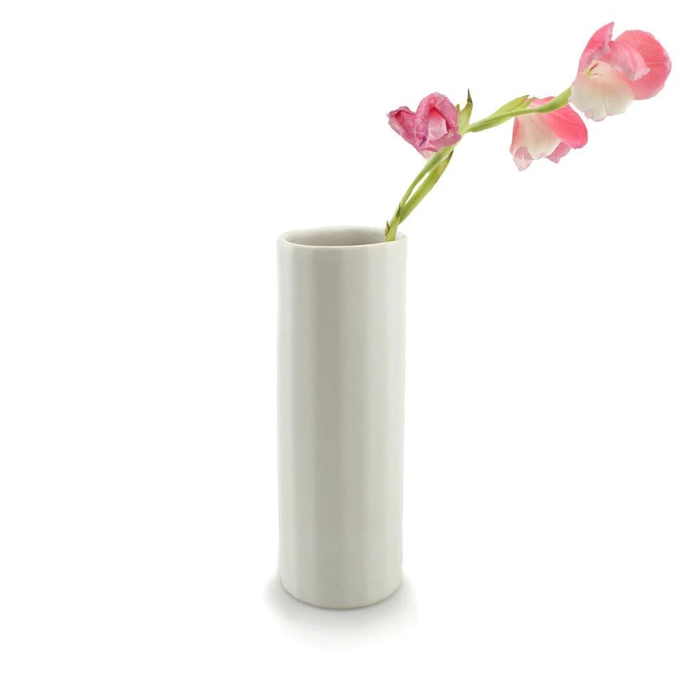 The Bright Angle Bloom Porcelain Vase - Silk White 3 The Bright Angle Bloom Porcelain Vase - Silk White