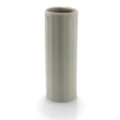 The Bright Angle Bloom Porcelain Vase - Smoke Gray