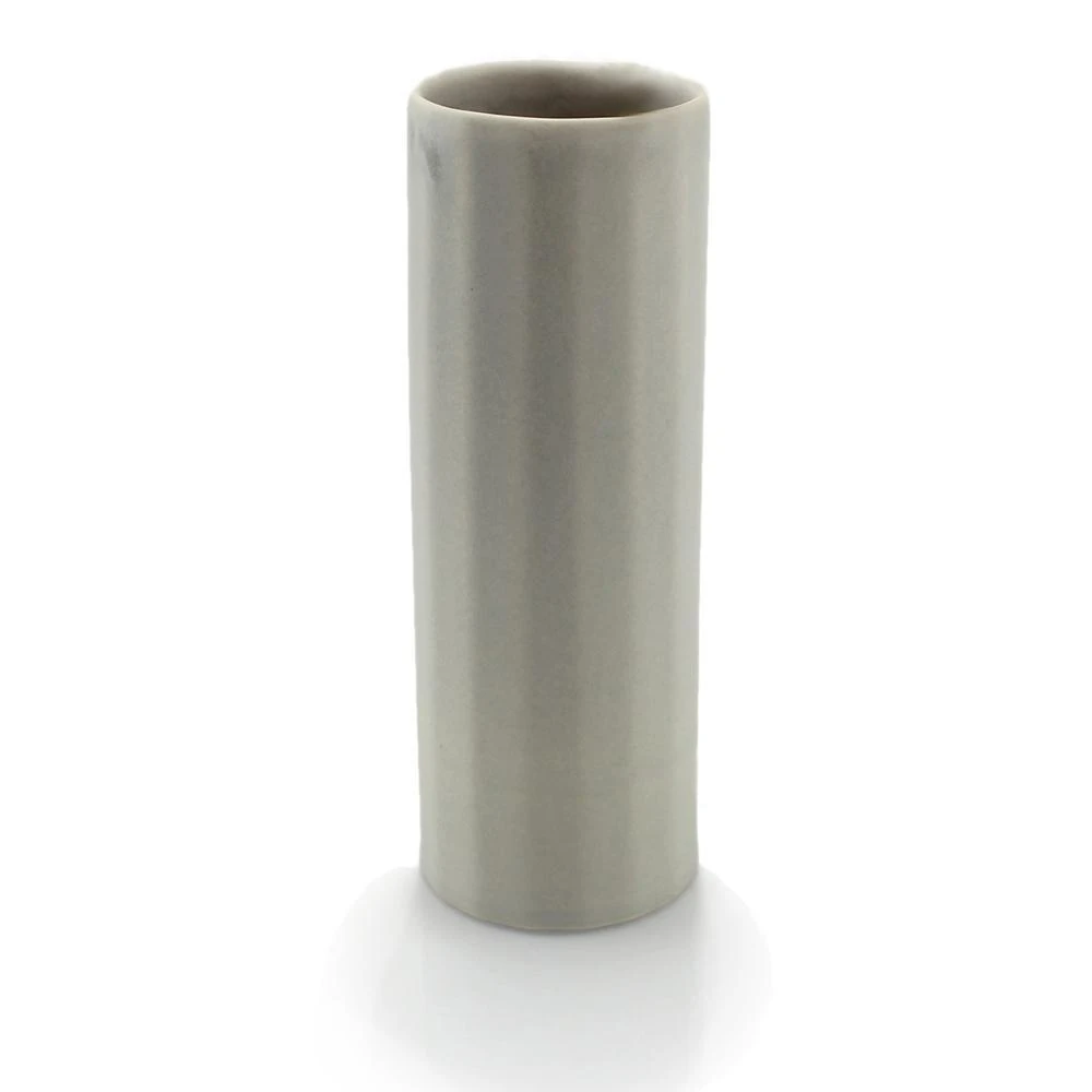 The Bright Angle Bloom Porcelain Vase - Smoke Gray 3 The Bright Angle Bloom Porcelain Vase - Smoke Gray