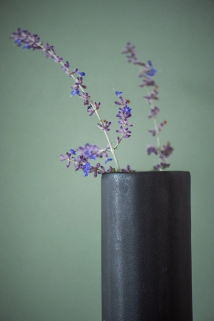 The Bright Angle Bloom Porcelain Vase - Smoke Gray 7 The Bright Angle Bloom Porcelain Vase - Smoke Gray