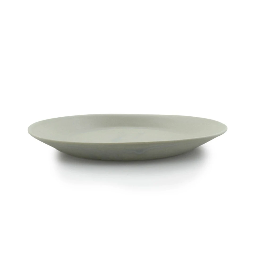 The Bright Angle Kitchen + Dining Porcelain Catchall Plate - Smoke Gray 3 The Bright Angle Kitchen + Dining Porcelain Catchall Plate - Smoke Gray