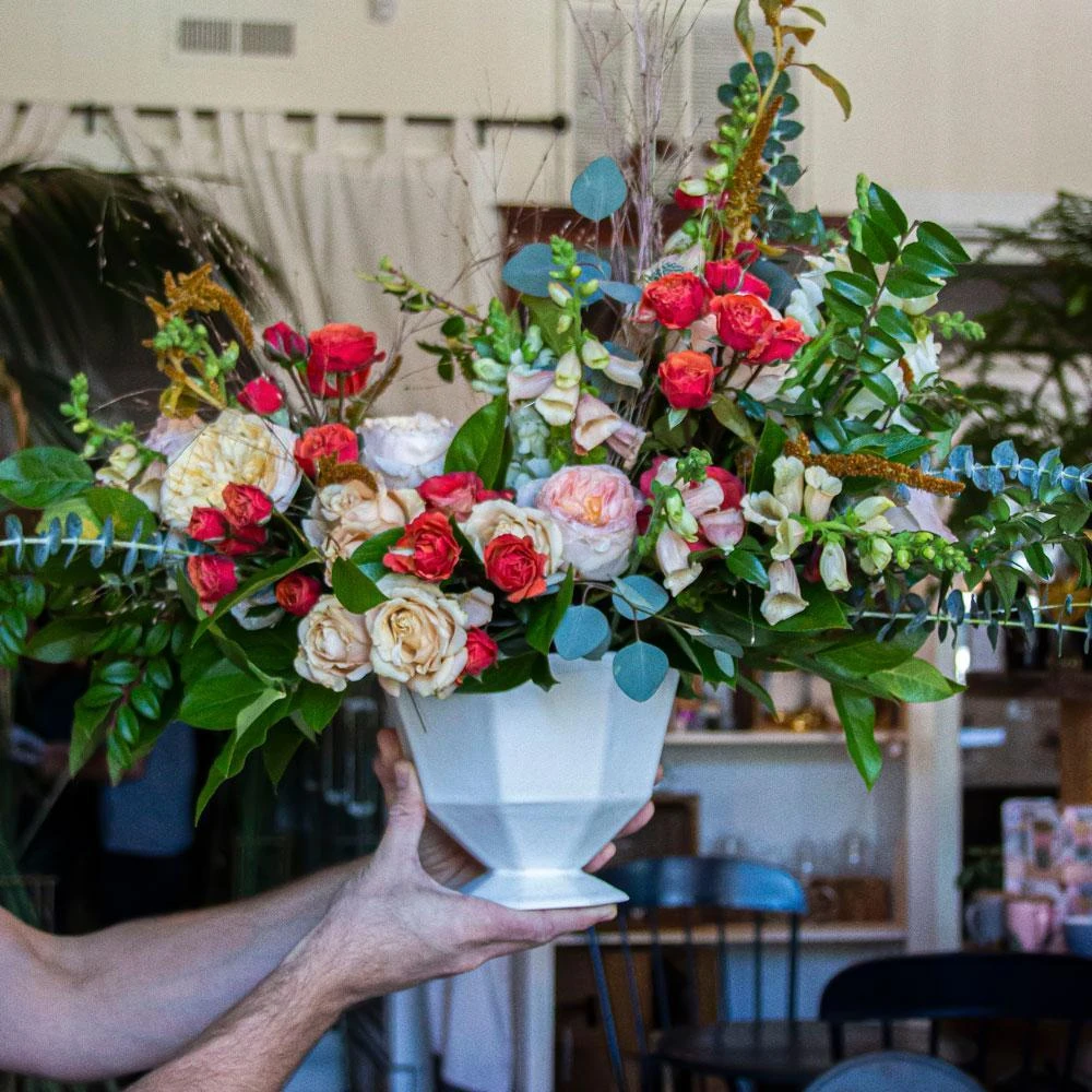 The Bright Angle Large Compote Porcelain Vase 4 The Bright Angle Large Compote Porcelain Vase