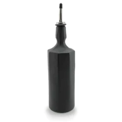 The Bright Angle Elixir Porcelain Olive Oil Bottle - Mica Black