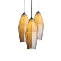 The Bright Angle Lighting Extension 2 Porcelain Pendant Light Cluster