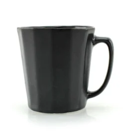 The Bright Angle Monday Porcelain Mug - Mica Black