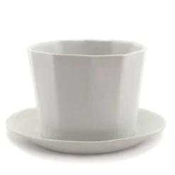 The Bright Angle Native Porcelain Planter - Silk White Home Goods