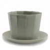 The Bright Angle Native Porcelain Planter - Smoke Gray Home Goods