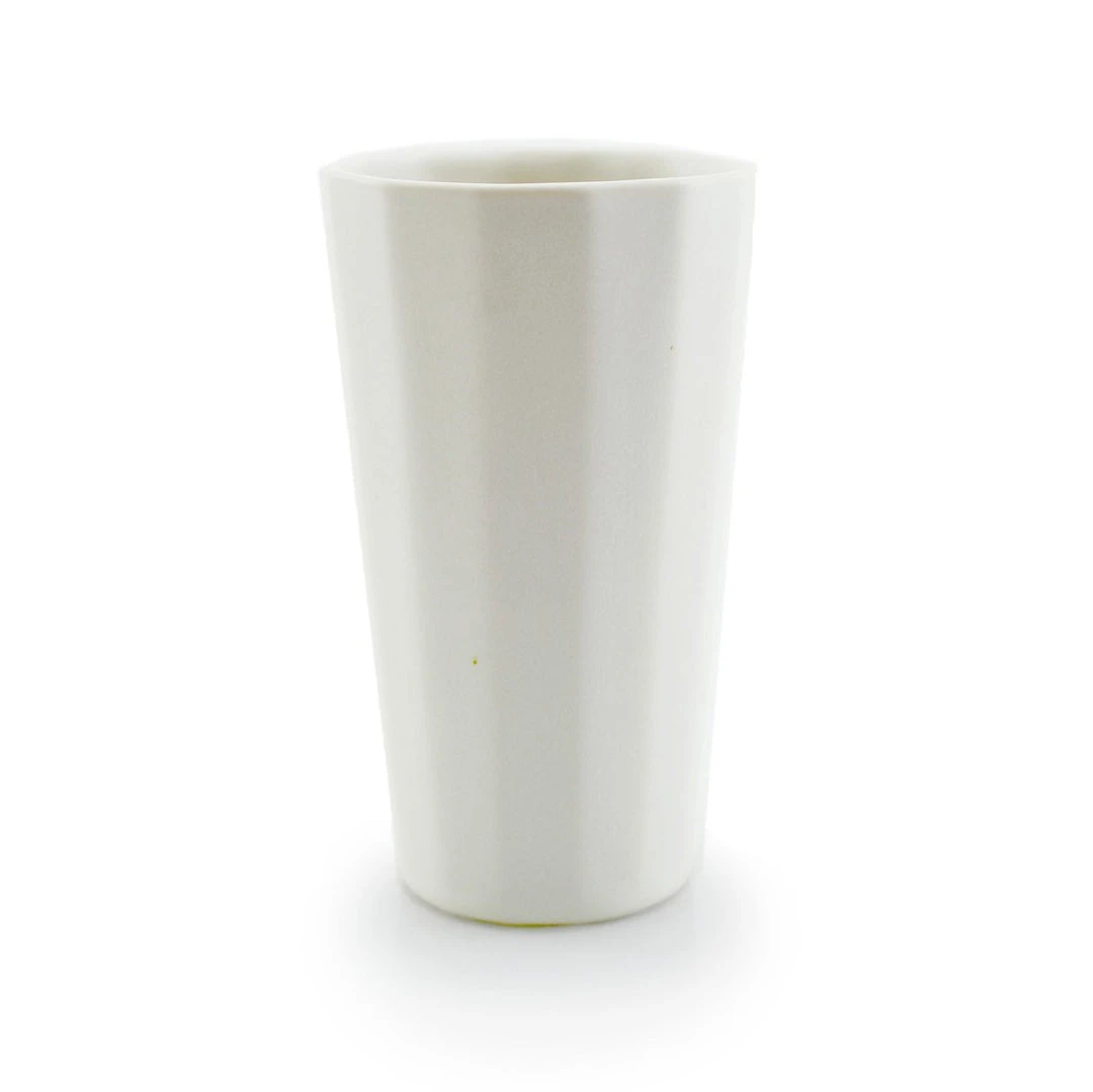 The Bright Angle Porcelain Pint Cup - Silk White 3 The Bright Angle Porcelain Pint Cup - Silk White