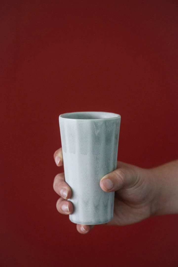 The Bright Angle Porcelain Pint Cup - Silk White 4 The Bright Angle Porcelain Pint Cup - Silk White