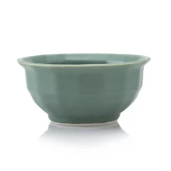 The Bright Angle Kitchen + Dining Porcelain Soup Bowl - Rosemary Green