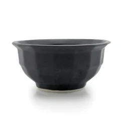 The Bright Angle Kitchen + Dining Porcelain Soup Bowl - Mica Black
