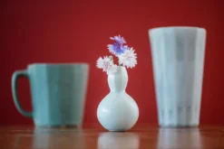 The Bright Angle Home Goods Sprout Bud Porcelain Vase - Silk White 9 The Bright Angle Home Goods Sprout Bud Porcelain Vase - Silk White