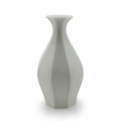 The Bright Angle Table Vase - Smoke Gray