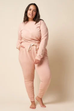 The Standard Stitch Clothing Classic Jogger - Pale Pink