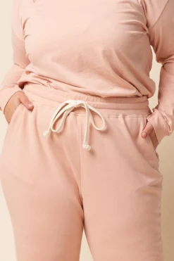 The Standard Stitch Clothing Classic Jogger - Pale Pink