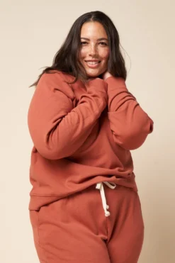 The Standard Stitch College Sweatshirt - Clay