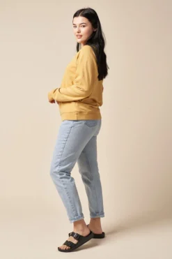 The Standard Stitch College Sweatshirt - Golden Clothing