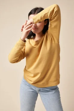 The Standard Stitch College Sweatshirt - Golden Clothing