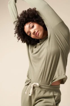 The Standard Stitch Long Sleeve Tee - Sage