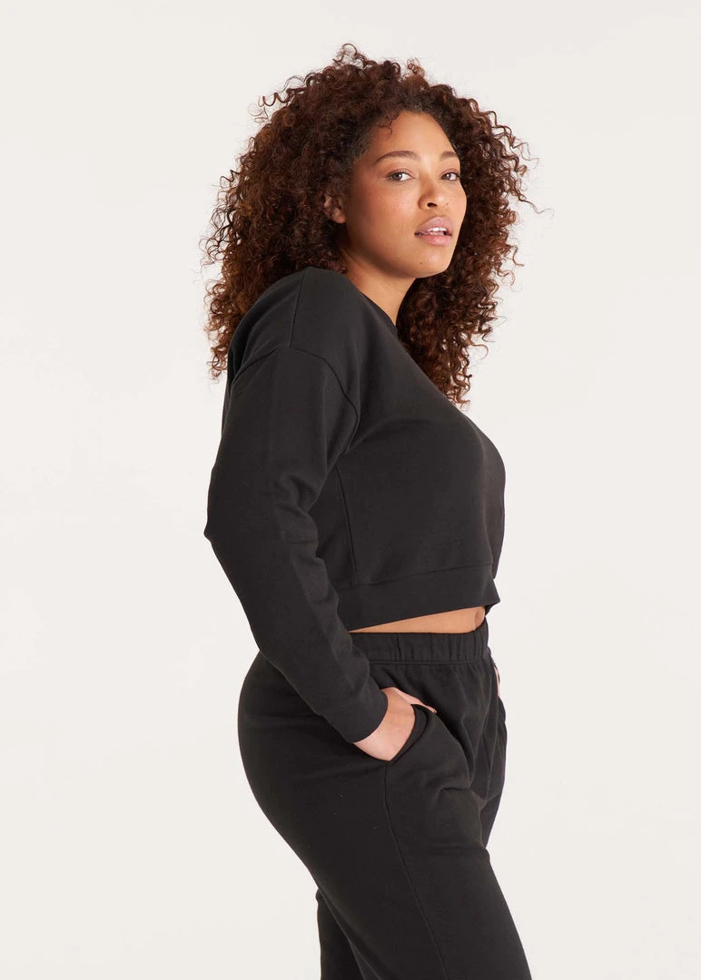 The Standard Stitch French Terry Crop Sweatshirt 13 The Standard Stitch French Terry Crop Sweatshirt