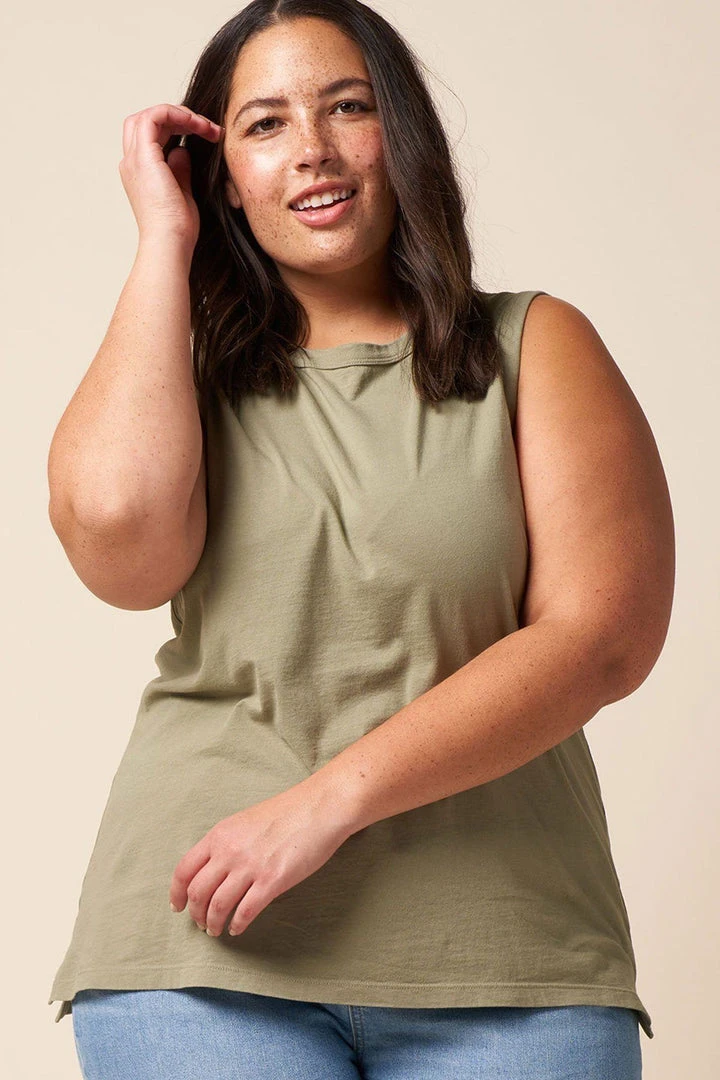 The Standard Stitch Made In USA Vintage Tank - Sage 4 The Standard Stitch Made In USA Vintage Tank - Sage